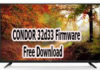CONDOR 32d33 Firmware Free Download