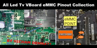 Led Tv Board EMMC Pinout Collection