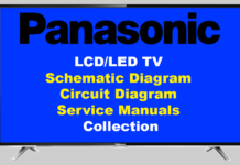 Panasonic LCD LED TV Schematic Circuit Diagram