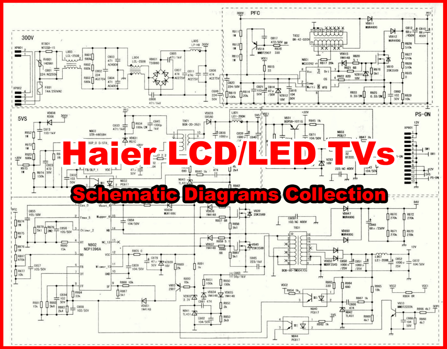 Haier LCD/LED TV Schematics Diagram, Circuit Diagram, Service Manuals