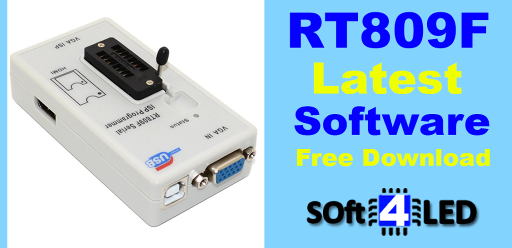 RT809F Programmer Software Free Download
