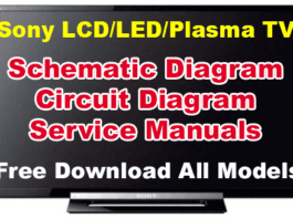 Sony LED TV Schematics Diagram