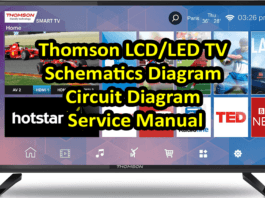 Thomson LCD/LED TV Schematics Diagram