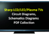 sharp led tv schematics diagram