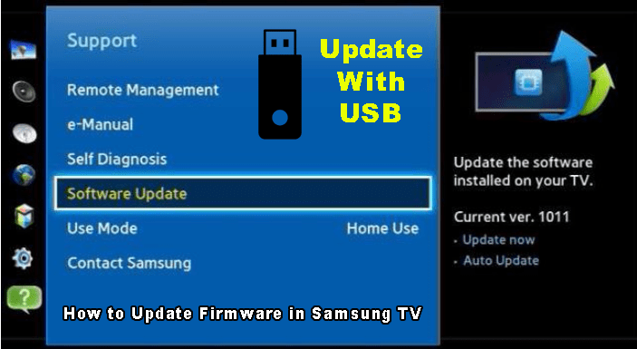 How to Update Firmware in Samsung TV