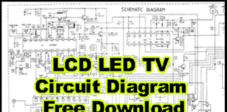 LCD LED TV Circuit Diagram Free Download
