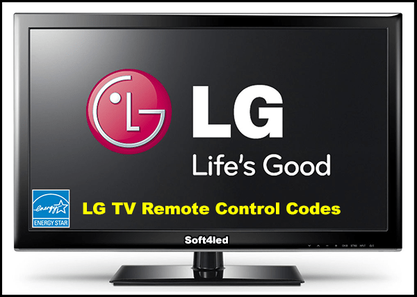 Universal Remote Control Codes for LG TV