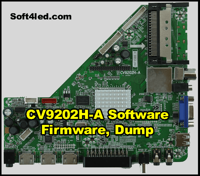 CV9202H-A Software Firmware, Dump Flash
