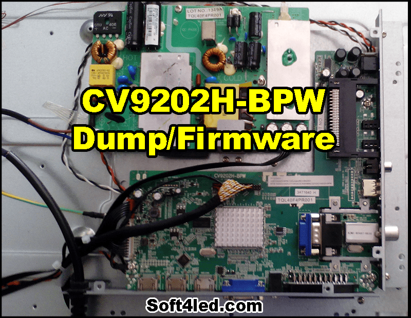 CV9202H-BPW Dump/Firmware Collection Free Download