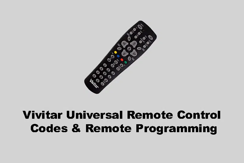 Vivitar Universal Remote Control Codes