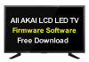 All Akai LCD/LED TV Firmware Software Free Download