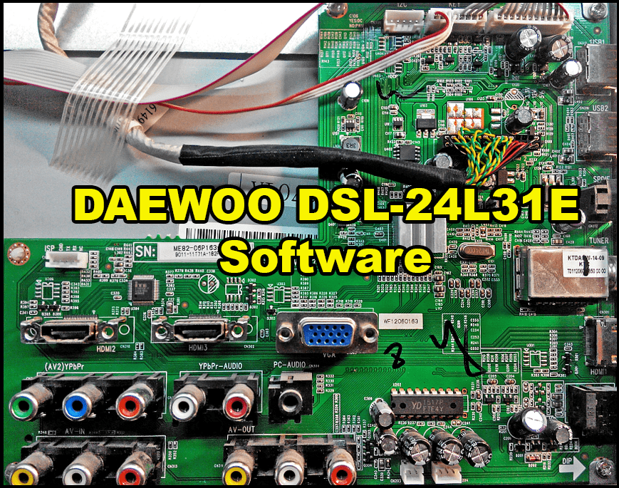 DAEWOO DSL-24L31E Software Free Download