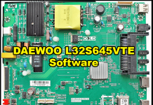 DAEWOO L32S645VTE Software Free Download