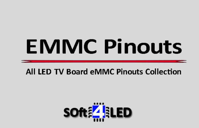 All LED TV eMMC Pinouts