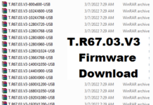 T.R67.03.V3 Firmware Software Download