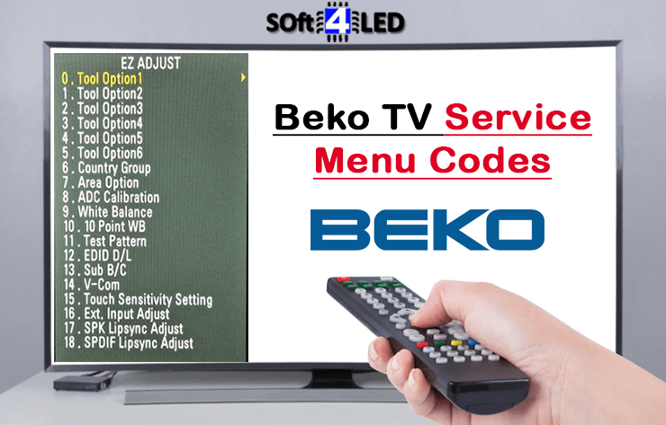Beko TV Service Menu Codes & Instructions