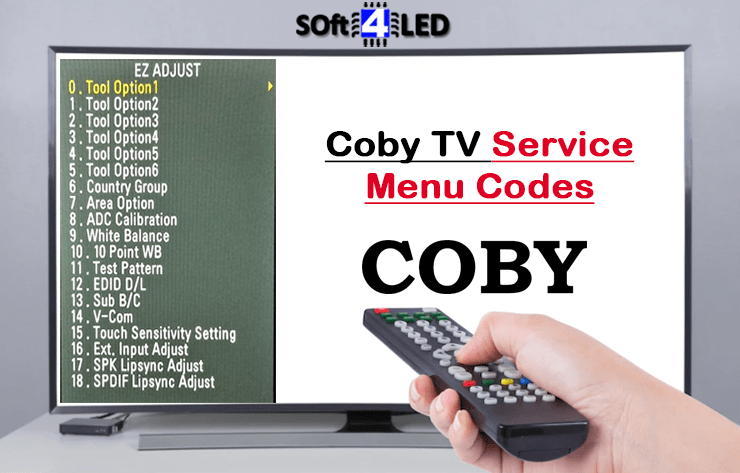 Coby TV Service Menu Codes & Instructions