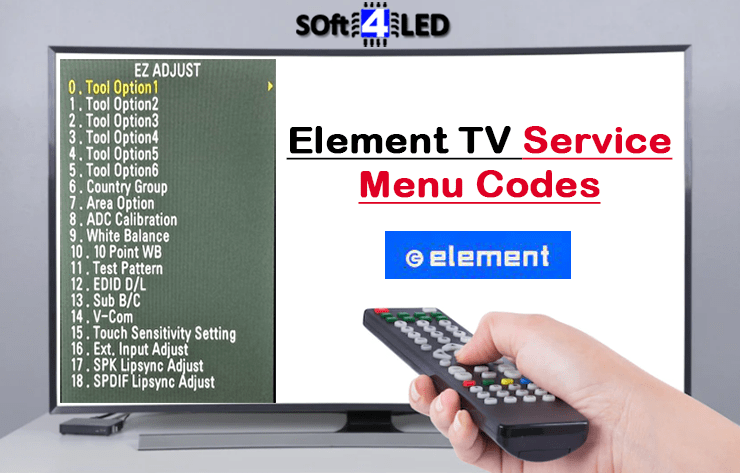 Element TV Service Menu Codes
