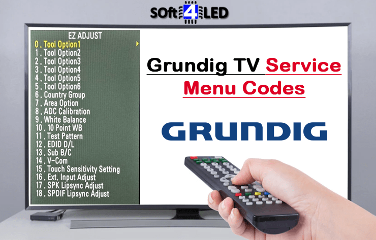 Grundig TV Service Menu Codes