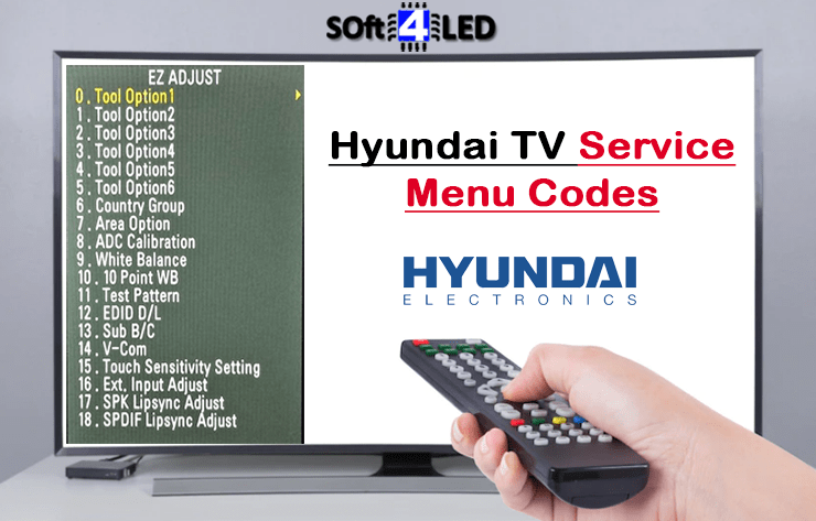 Hyundai TV Service Menu Codes & Instructions