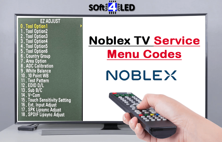 Noblex TV Service Menu Codes & Instructions