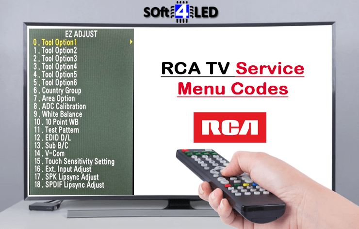 RCA TV Service Menu Codes & Instructions