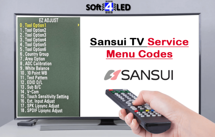 Sansui TV Service Menu Codes & Instructions