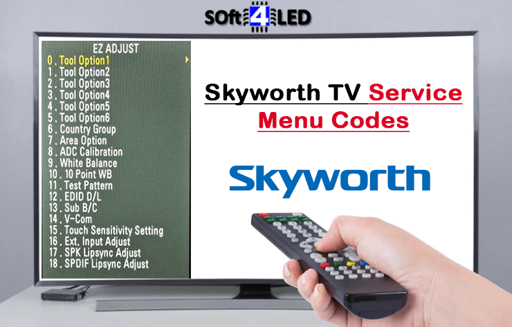 Skyworth TV Service Menu Codes & Instructions