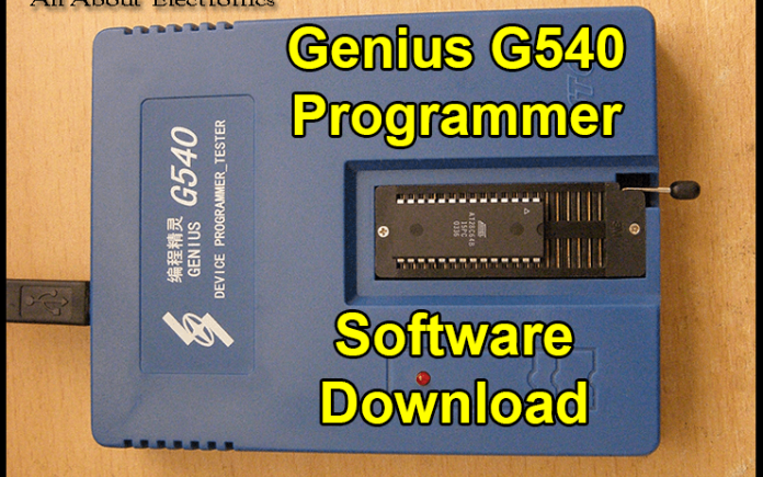 Genius G540 Programmer Software Download (Latest Version 2022)
