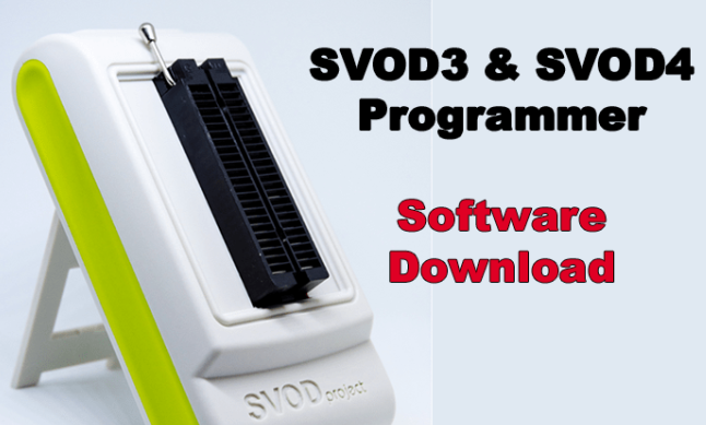 SVOD3 & SVOD4 Programmer Software Download