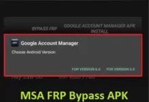 MSA FRP Bypass APK Download