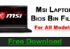MSI Laptop Bios Bin
