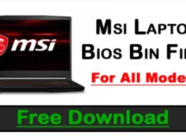 MSI Laptop Bios Bin