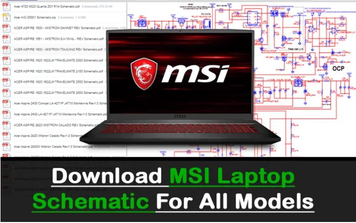 MSI Laptop Motherboard Schematic Diagram PDF