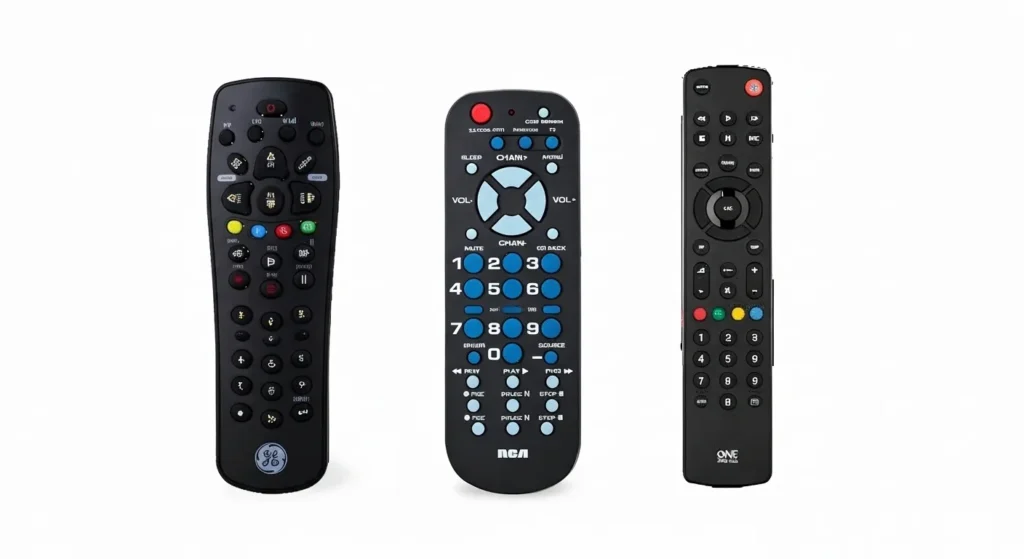 Comparison of universal remote controls from different manufacturers