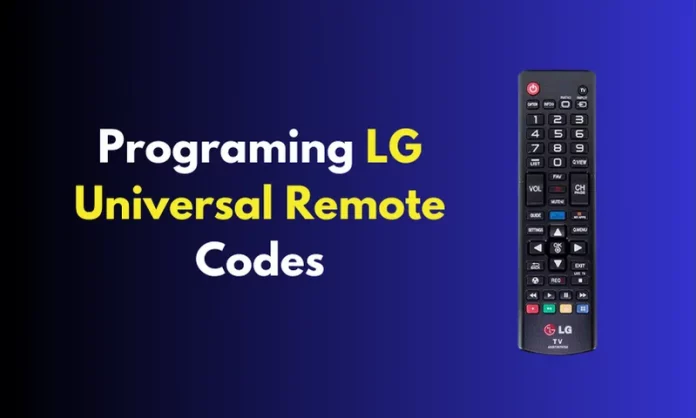 LG Universal Remote Codes