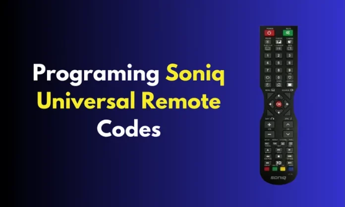 Soniq Universal Remote Codes