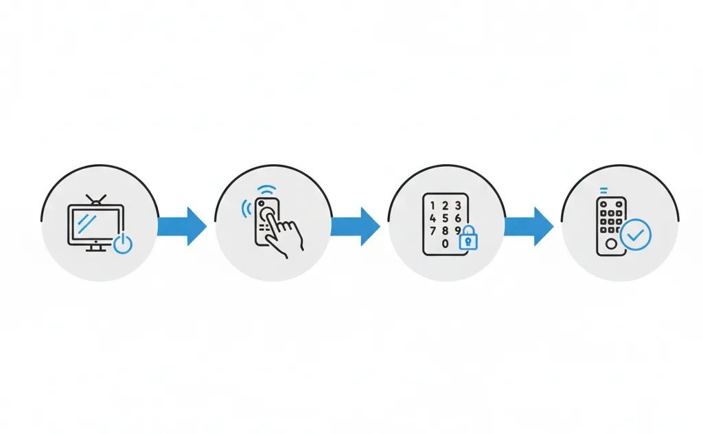 Programming steps for RCA remote