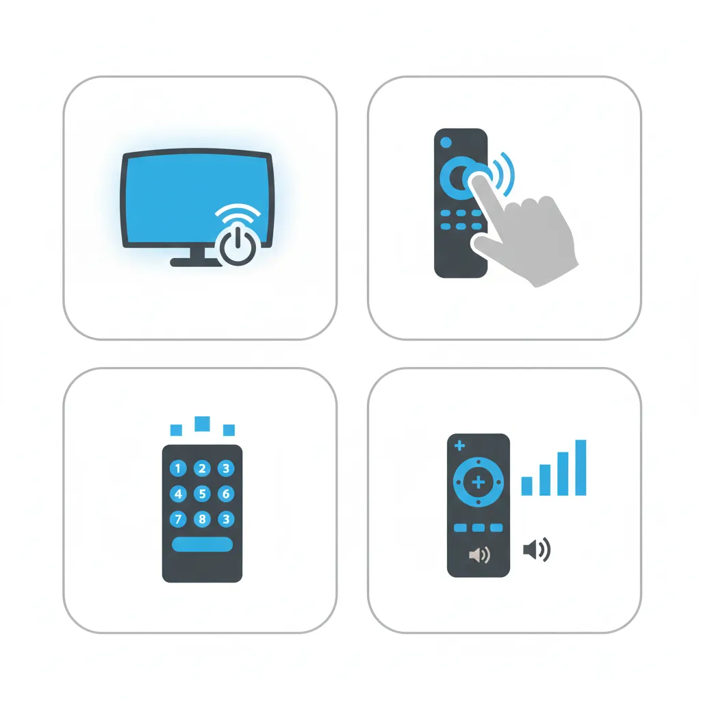 Diagram of manual remote programming process