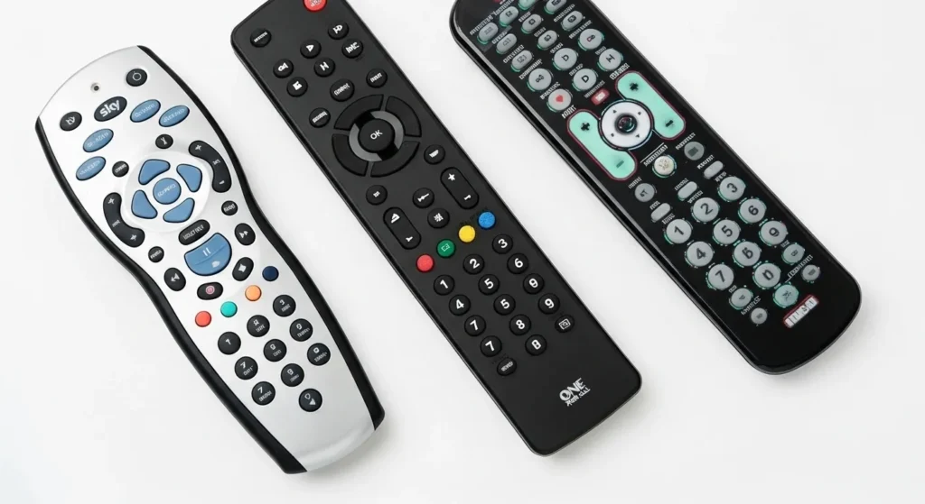 Different universal remote control brands that work with Finlux televisions