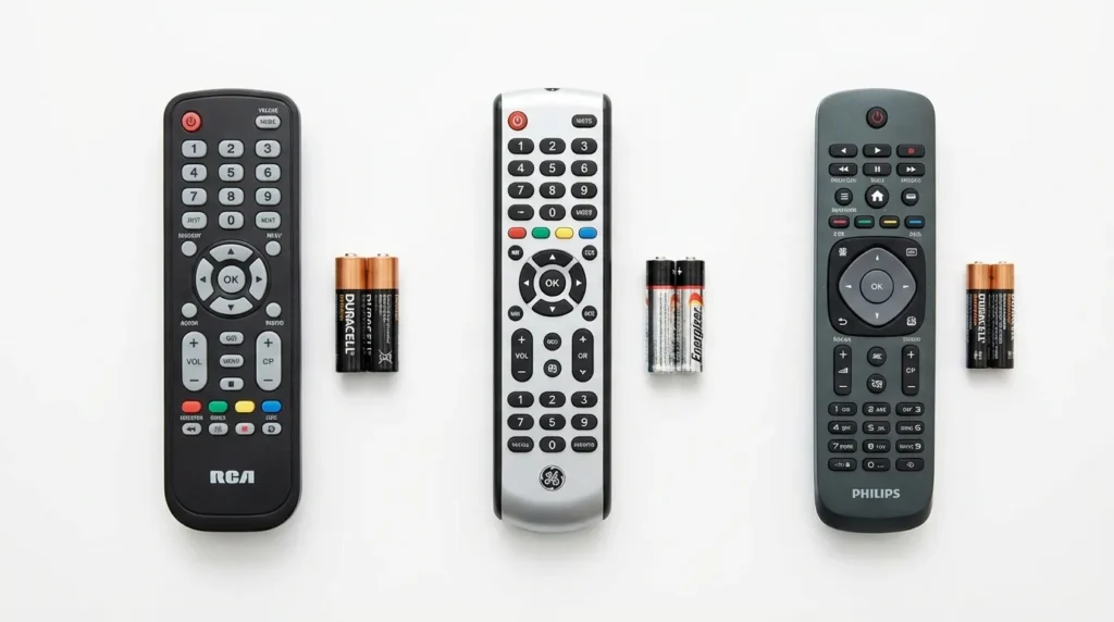 RCA GE and Philips universal remote controls for Orion TV programming