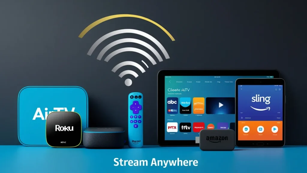 AirTV compatible devices collage