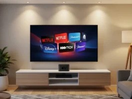 Apple TV Channels List 2026: Complete Guide to Streaming Services & Apps Apple TV 4K streaming device with multiple channel logos displayed on screen