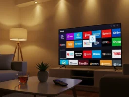 Freebie TV Channels List: Complete Free Streaming Guide Freebie TV channel list displayed on smart TV screen in modern living room