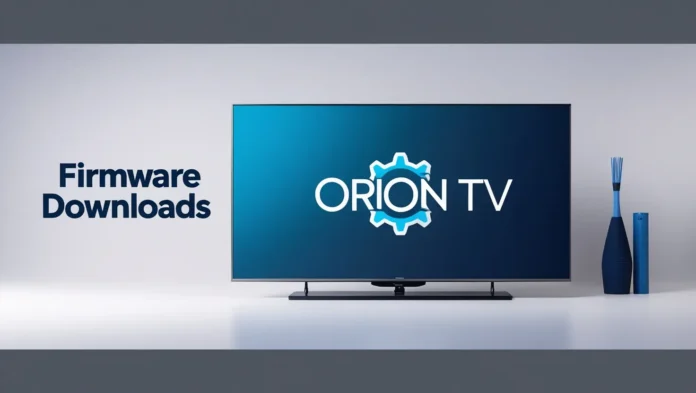 Get firmware for your Orion TV