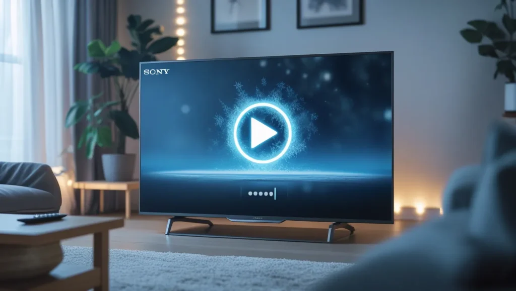 Sony TV frozen screen
