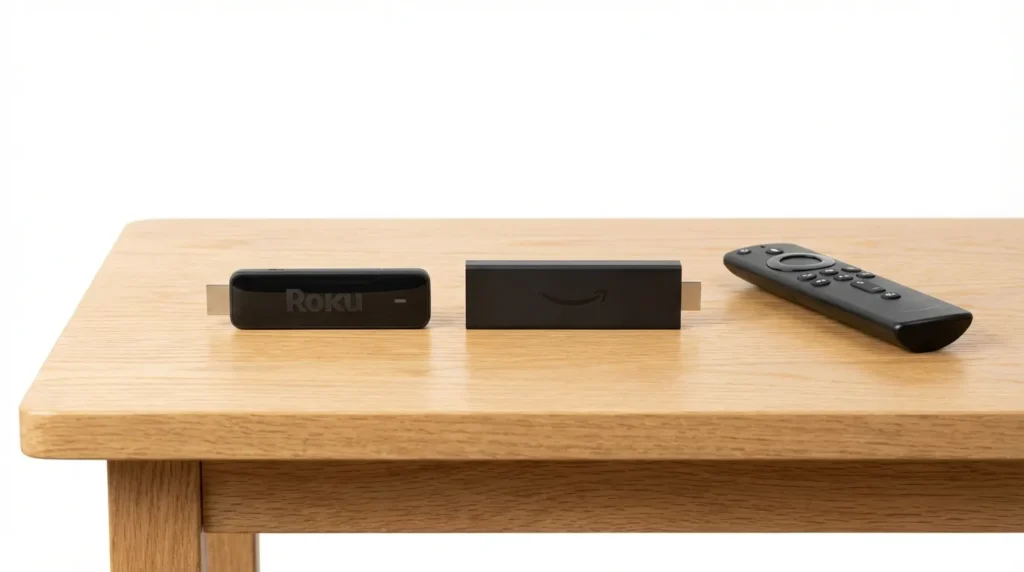 Roku Streaming Stick and Fire TV Stick displayed as upgrade options for slow Vizio TV