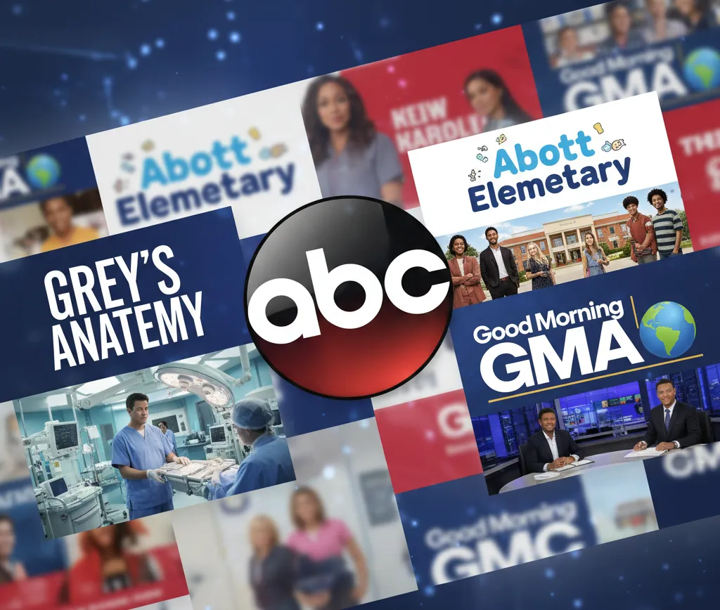 ABC programming lineup including popular shows on DISH