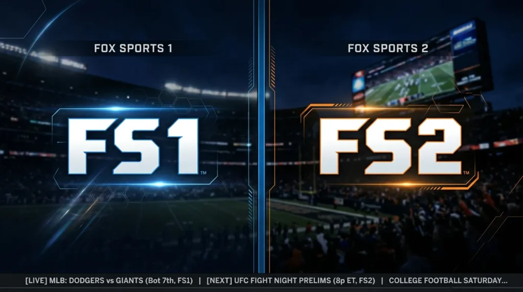 FS1 and FS2 channel numbers on Spectrum cable