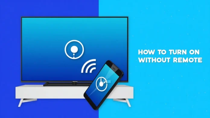 Hisense TV and smartphone with remote app